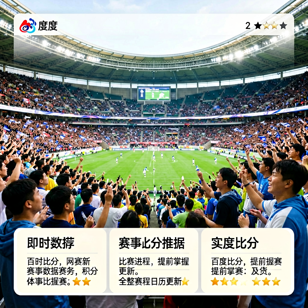 大型体育场馆内球迷观赛氛围
